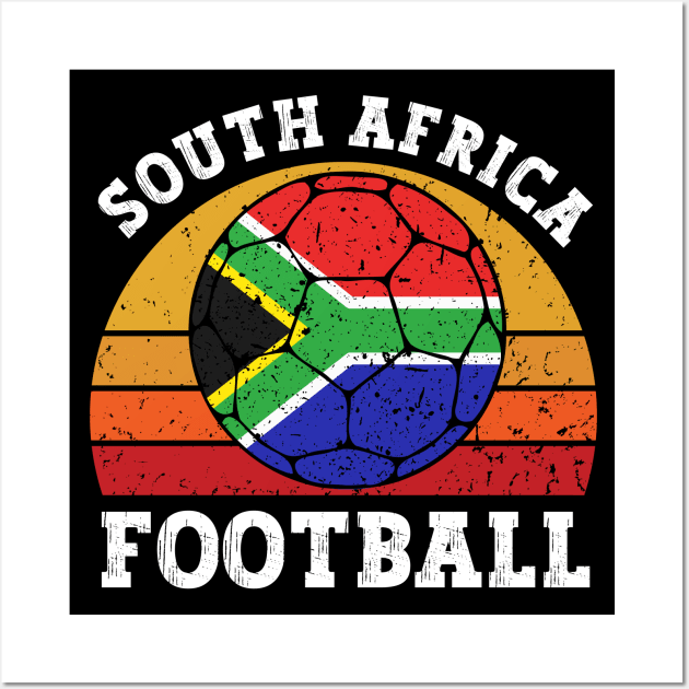 South Africa Football Wall Art by footballomatic